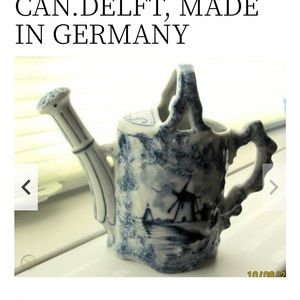 Delft mini vintage watering can